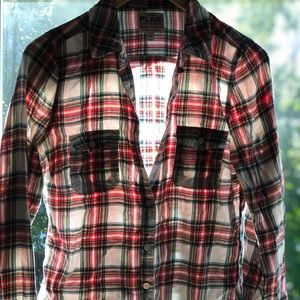 Plaid button down; fall is here